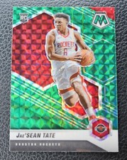 JAE'SEAN TATE RY 2020-21 Panini Mosaic - Green Prizm #214 Rockets Parallel