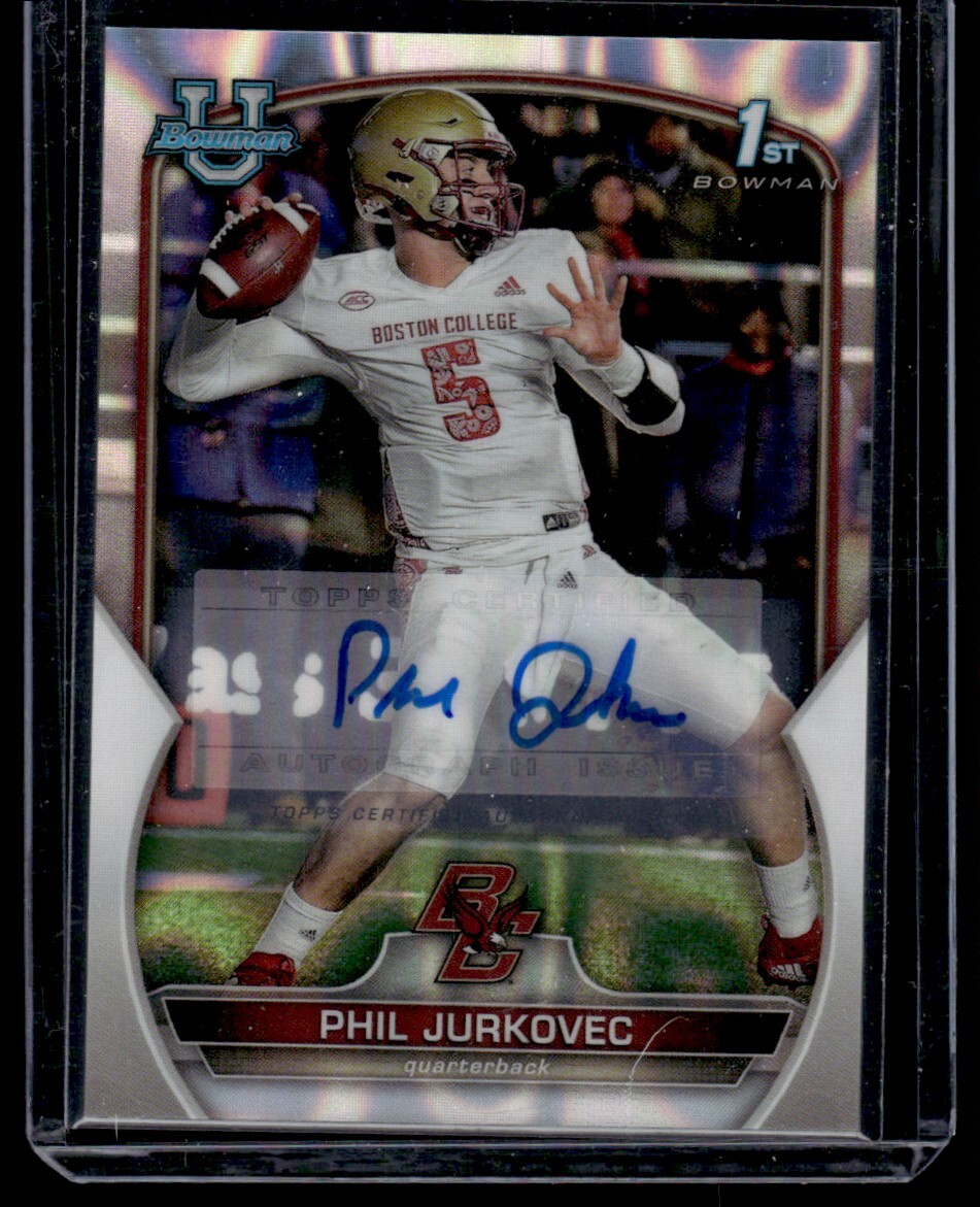 2022 BOWMAN CHROME UNIVERSITY LAVA REFRACTOR PHIL JURKOVEC Auto 145/199
