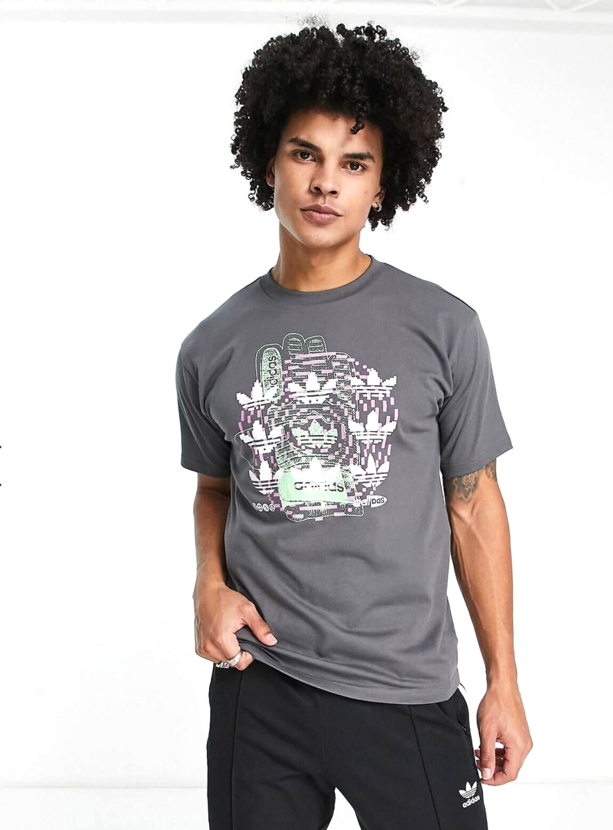 adidas★Originals Trefoil T-Shirt グラフィックTシャツ NEW MENS ADIDAS ORIGINALS HYPERSPORT TREFOIL TEE SHIRT ~SIZE