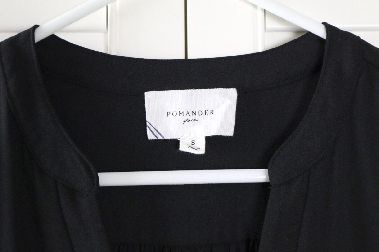 POMANDER PLACE Tuckernuck $128 Solid Black Tiered… - image 6