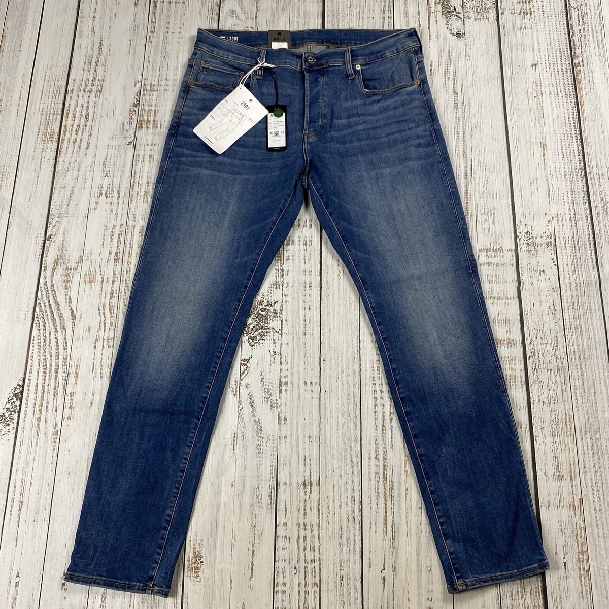 NWT G-STAR RAW 3301 SLIM ELTO SUPERSTRETCH VINTAGE MEDIUM NWT G-STAR RAW 3301 SLIM ELTO SUPERSTRETCH VINTAGE MEDIUM
