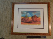 Jerry Garcia Framed Print 'Footprints in the Sands of Time' #172/500