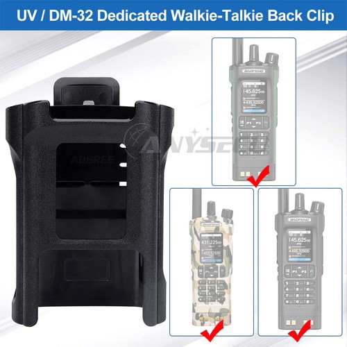 Oryginalny klips do paska Baofeng UV-32 DM-32 Walkie Talkie Carry Holster Case - Zdjęcie 4 z 10