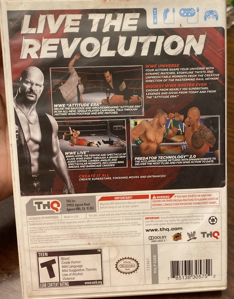 Wwe 2k12 wii deals