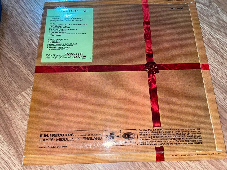 The Shadows ‎– From Hank, Bruce, Brian & John (1967 Pop/Rock LP)(EX/VG+ Cond) - Image 2 of 4