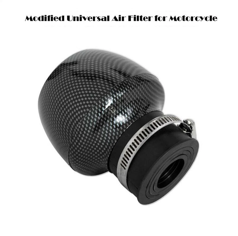 2x Filtro de admisión de filtro de aire para motocicleta cápsula de setas para motocicleta ATV de 28-48 mm Foto 4 de 4