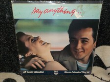 Say Anything... Laserdisc LD John Cusack Ione Skye Cameron Crowe Free Ship 50