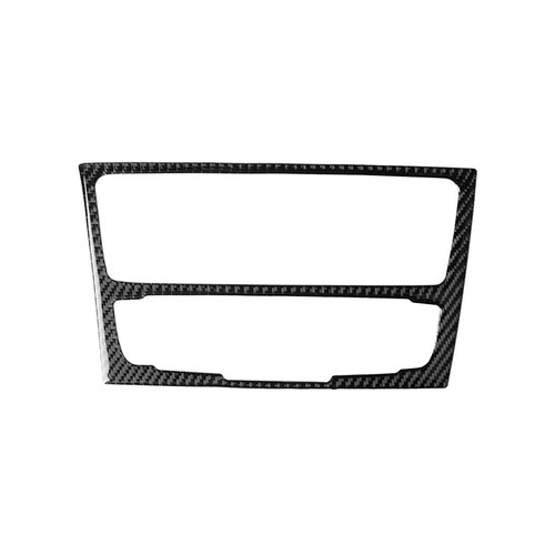 Carbon Black Console CD Panel Trim For Audi A4 B8 A5 Q5 B7 2009-2016 - Picture 2 of 13