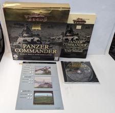 Panzer Commander World War 2 Tank Simulator WWII Big Box PC Game Complete Rare