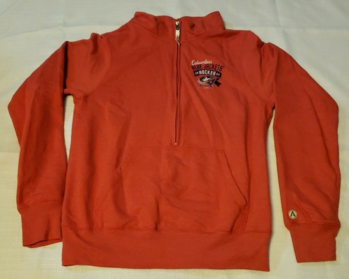 Sudadera polar Alta Gracia para mujer 1/2 cremallera, roja, mediana, chaquetas azul Colón