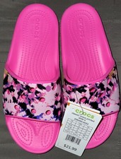 Slides Crocs Classiques Enfants, Juniors, Filles, Enfants, Taille J5, Neuf dans sa boîte, Rose Électrique