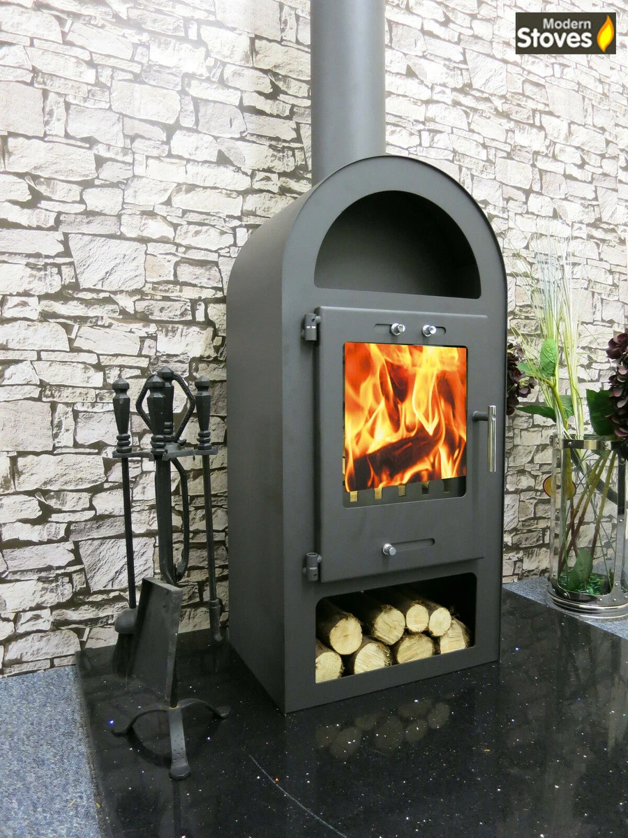 Wood Burning Multi fuel, Henley Meastro Stove 6.5kw Burner Modern Stoves |  eBay