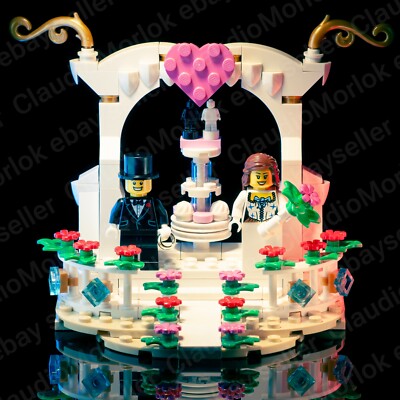   Lego Brautpaar Hochzeit moc038 Wedding Cake Topper Hochzeitstorte OHNE BOX