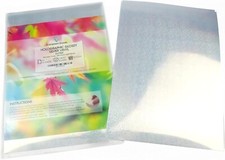 Evergreen Goods Sheets A4 Glitter Pattern Silver Holographic Vinyl Sticker Paper