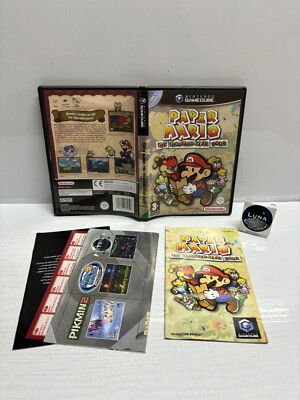 Paper Mario: The Thousand Year Door - Nintendo GameCube Spiel Hülle nur Anleitung