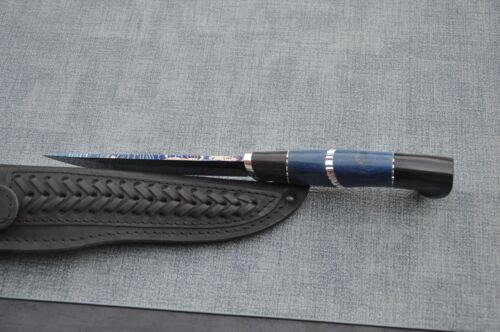 Nazarov Knives Russland Mosaik DamastStahl OutdoorJagd Messer Handarbeit HRC62 - Bild 14 von 18
