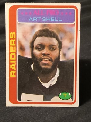1978 Topps  All-Pro  #460 Art Shell Oakland Raiders VG/EX