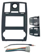 Car Radio Stereo Double Din Dash Kit Wire Harness Fits 2005 - 2007 Chrysler 300