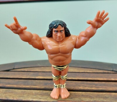 Jimmy Superfly Snuka Wrestling Figur Actionfigur 1991 Titan Sports Hasbro RAR