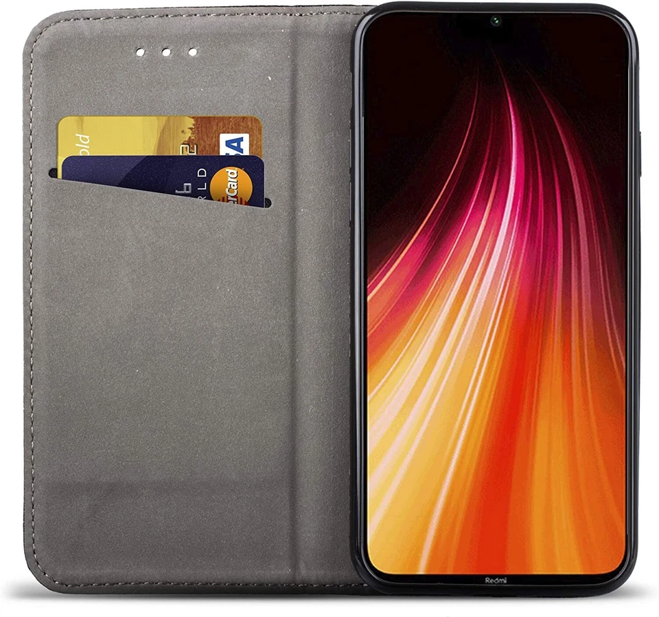 CUSTODIA LIBRO PER XIAOMI REDMI NOTE 8 / NOTE 8 2021 - LIBRETTO SMART MAGNET - Immagine 2 di 4