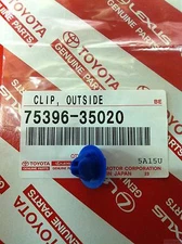 Genuine Toyota Outside Moulding Clip For Hood And Front Fender