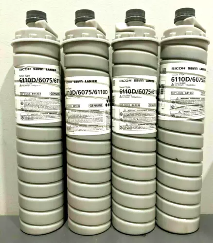 Genuine Ricoh Savin Lanier 6110D Toner 4Pk.  EDP# 841332