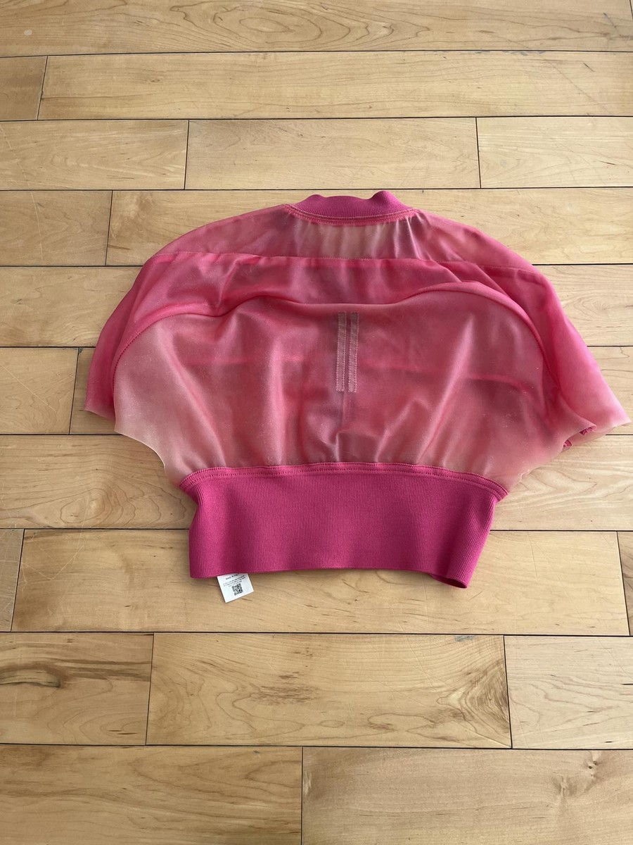 Rick Owens Micro Girdered Pink Transparent Leather Jacket | eBay