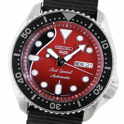 Seiko 5 Sports SBSA073 Automatik Uhr Brian May Red Special Edition