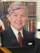ATTORNEY GENERAL JEFF SESSIONS - 8X10 PHOTO JSA Authentication