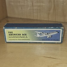 VTG The American Ace Harmonica, Hohner-Panarmonic Key of G - Made Ireland Box