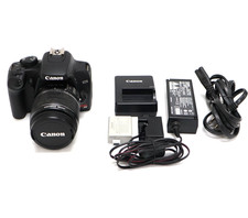  READ Canon EOS Rebel XS DS126191 10.1MP Digital SLR Camera w/Charger  Battery