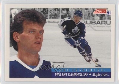 1991-92 Score American The Franchise Vincent Damphousse #338 0t3