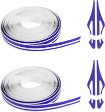 2 Rolls x 32Ft Vinyl Pinstriping Tape for Cars and Motorcycles, Color: Purple