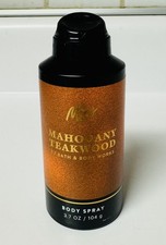 Bath  Body Works MAHOGANY TEAKWOOD Men  s Body Spray 3.7 Oz 104 g 