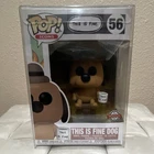 Funko Pop! Icons This Is Fine Dog #56 Vinyl Figure Special Edition w/ Protector