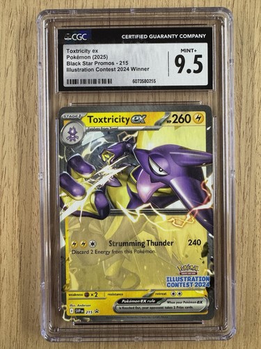 The Pokémon Company Toxtricity ex 215 SV: Scarlet & Violet Promo EN 2025 260 HP