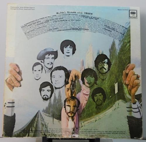 Blood, Sweat and Tears, 1969 Columbia Records CS 9720 Stereo LP VG/VG - Foto 2 di 7