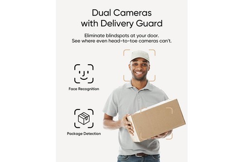 Eufy Dual Camera Video Doorbell E340, Black, Smart Doorbells & Intercoms, Smart - Picture 8 of 12