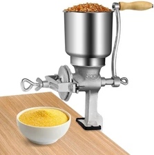 Hand Crank Grain Mill Grain Grinder Machine Corn Nut Flour Mill Kitchen Tool ...