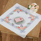 Village Linens™ Summer Table Topper Stamped Cross-Stitch Kit