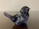 Fenton Art Glass Purple Violet Inspiration  Bird Gods Light Is Everywhere
