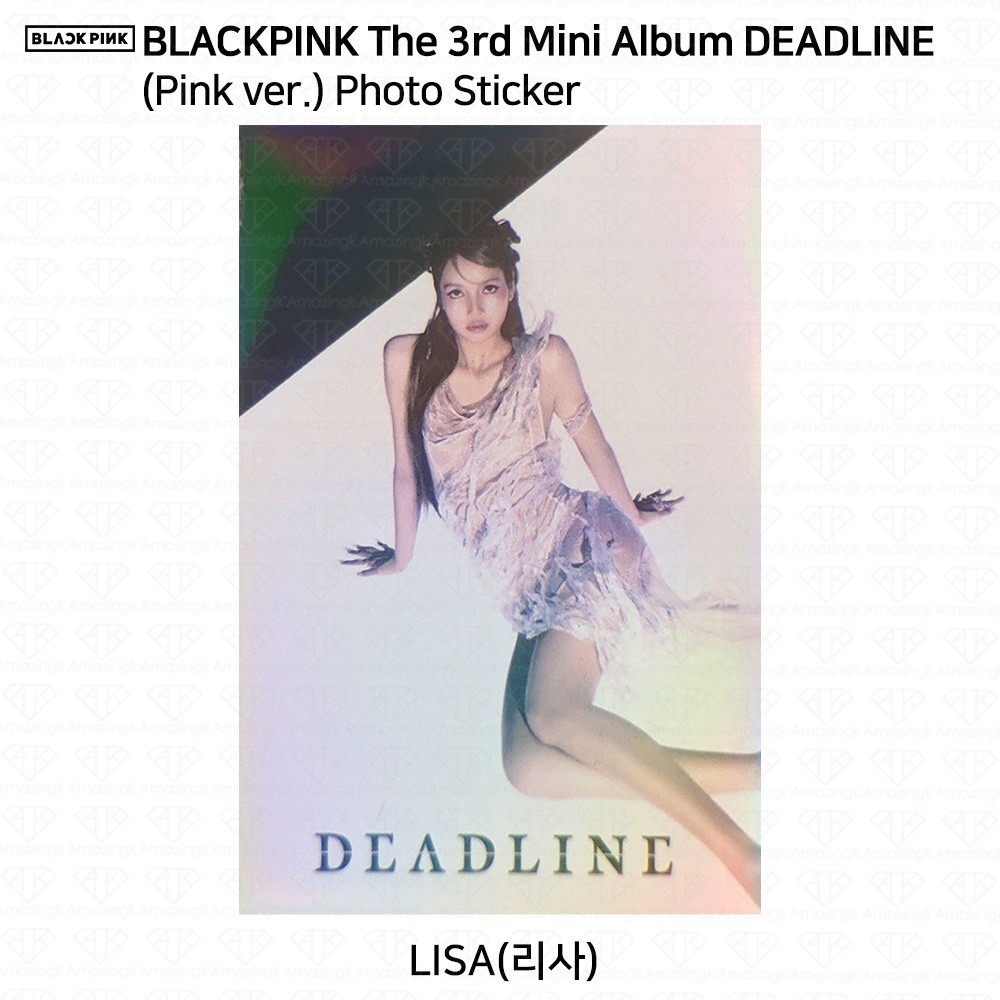 BLACKPINK The 3rd Mini Album Deadline Official Photocard Black