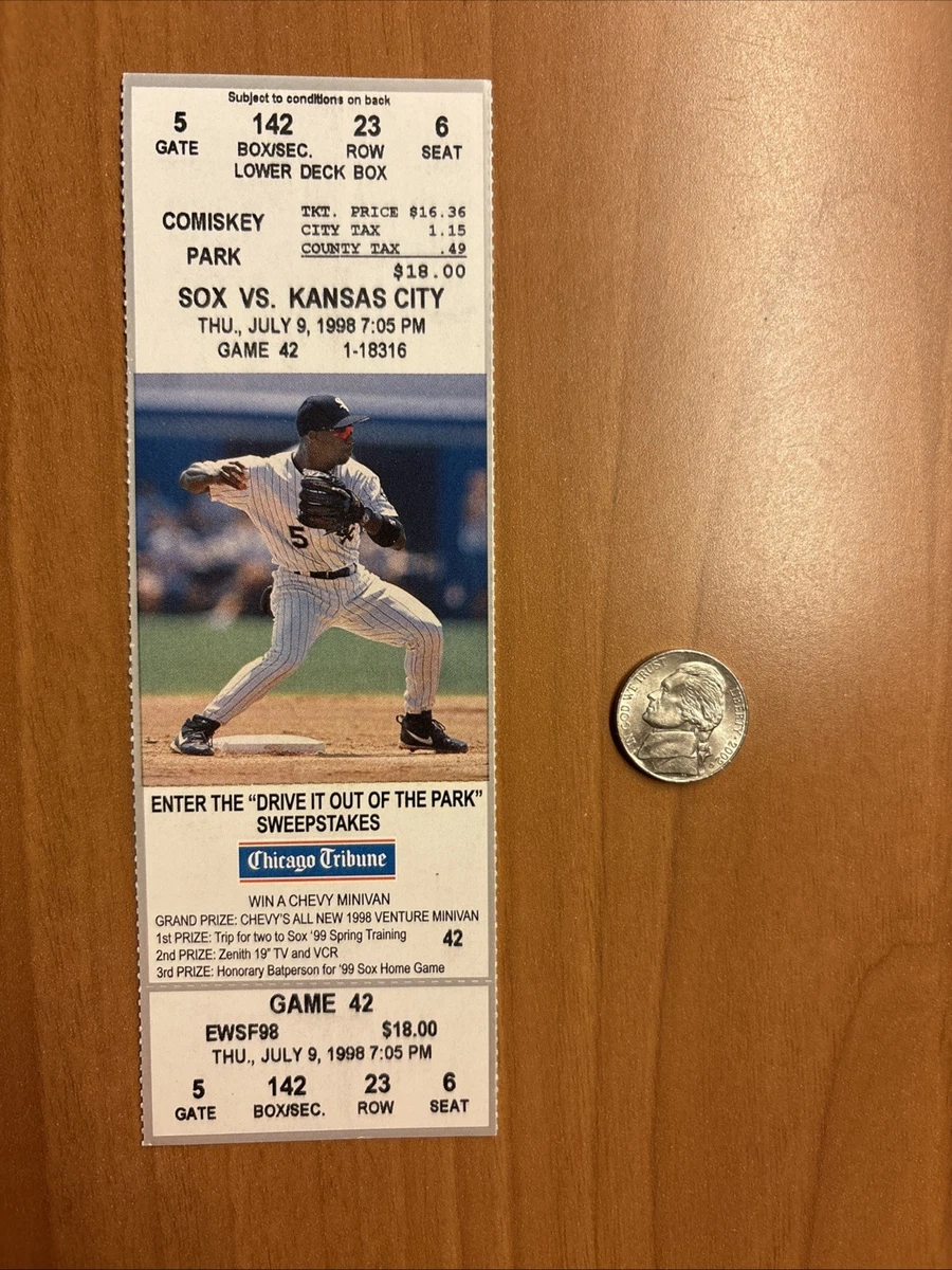 Baseball 1998 Vintage Sports Ticket Stubs for sale | eBay