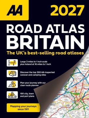 ROAD ATLAS BRITAIN SPIRAL 2027 by AA PUBLISHING Spiral Bound Self Help Business