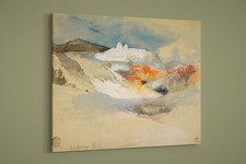 Thomas Moran - Yellowstone, Hot Springs - Art Print on Paper or Canvas