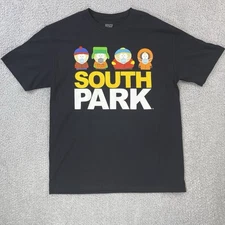 South Park, 2022 Comedy Partners, Black Men's L 100% Cotton T-shirt