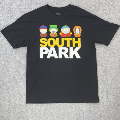 South Park, 2022 Comedy Partners, Black Men's L 100% Cotton T-shirt