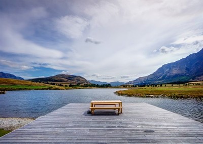 Serene Landschaft am See Wandkunst Naturdekor Landschaft Natur Lakesi