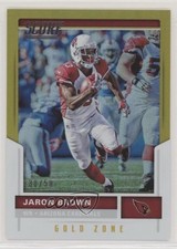 2017 Score Gold Zone 38/50 Jaron Brown #76 0q0