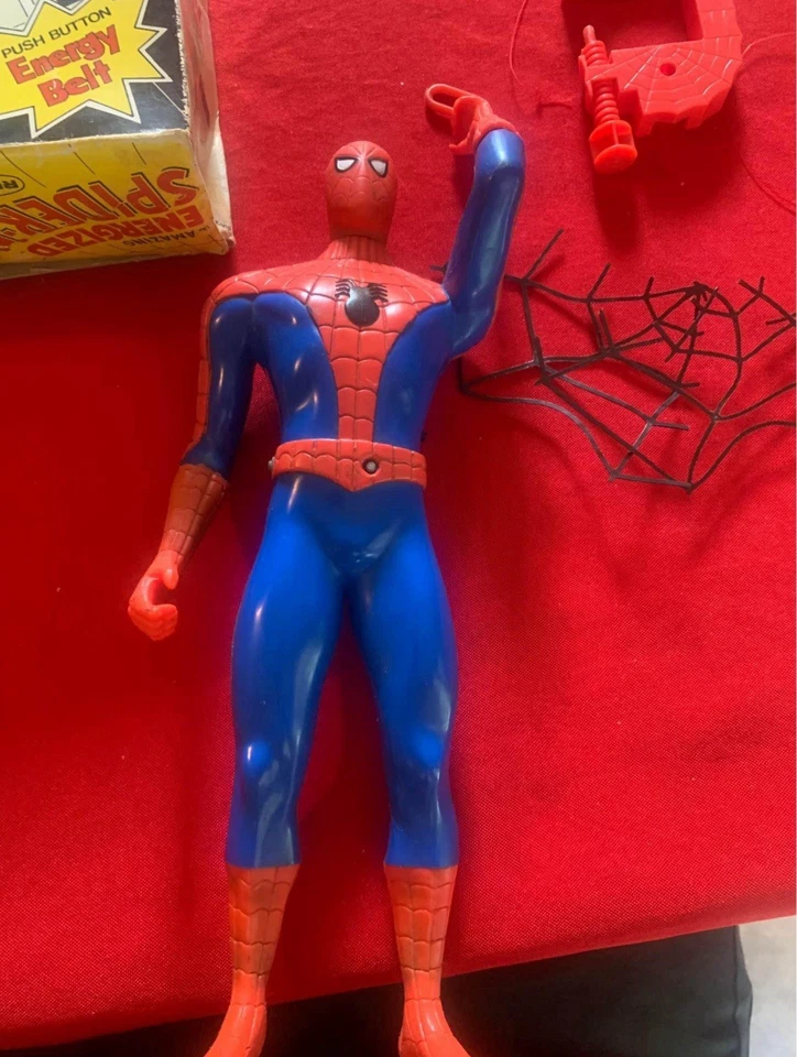 Figura de 12 pulgadas Remco ENERGIZED SPIDERMAN 1977-1978 con caja envío gratuito Foto 2 de 4